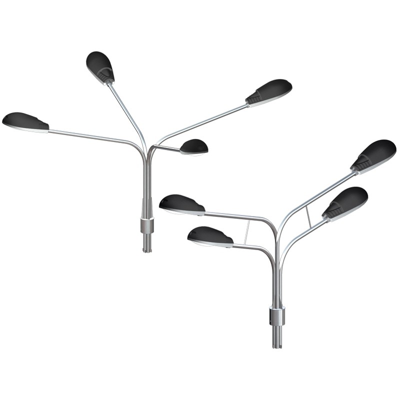 Кронштейн радиусный четырехрожковый 1К4(15°)-2,5-2,5-О4-β-Тр.48 горячее оцинкование