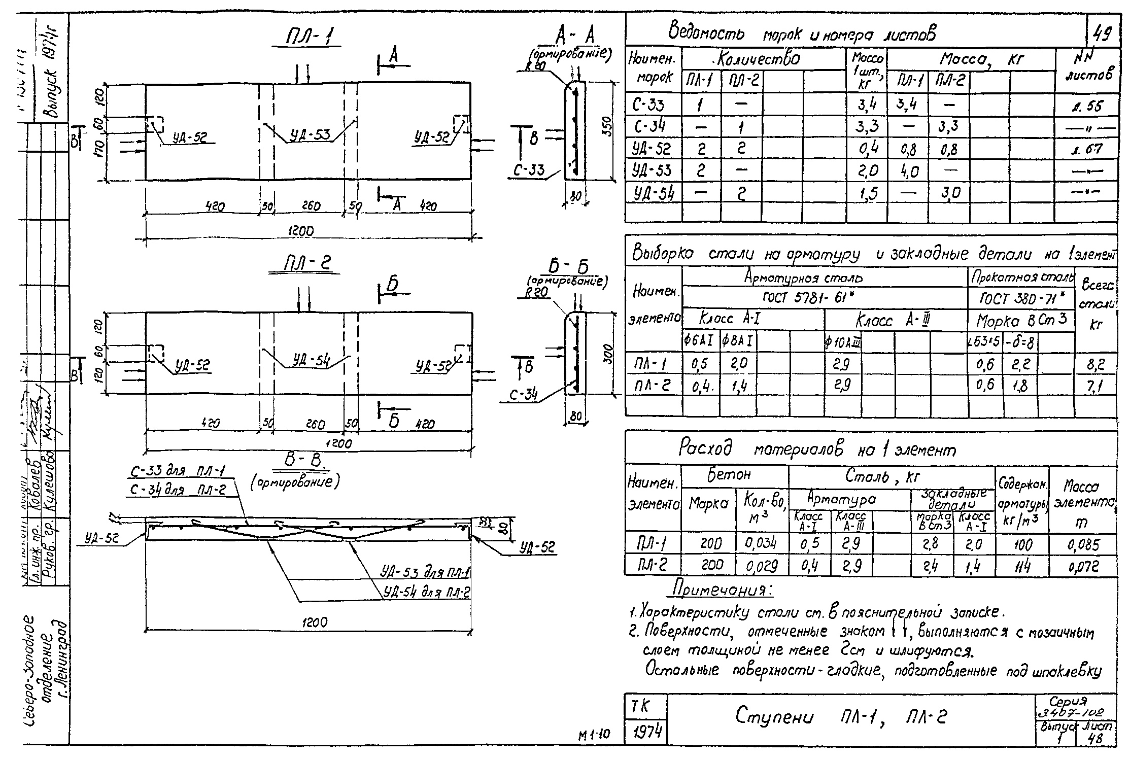Ступень ПЛ-1, проект 3.407-102.1
