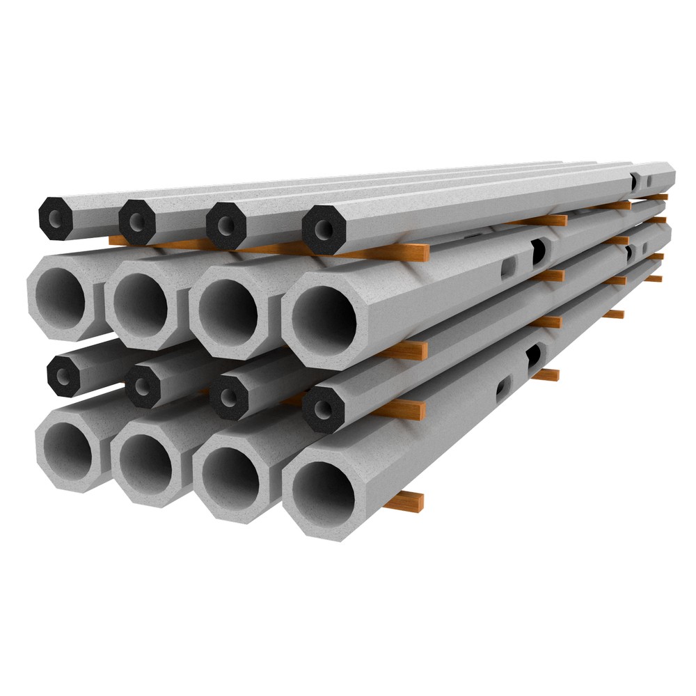 Стойка вибрированная железобетонная СВН 9-1,1-2у с лючком