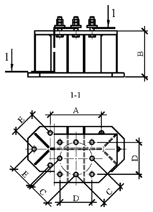 Балка спаренного фундамента Б1н С255 горячее оцинкование