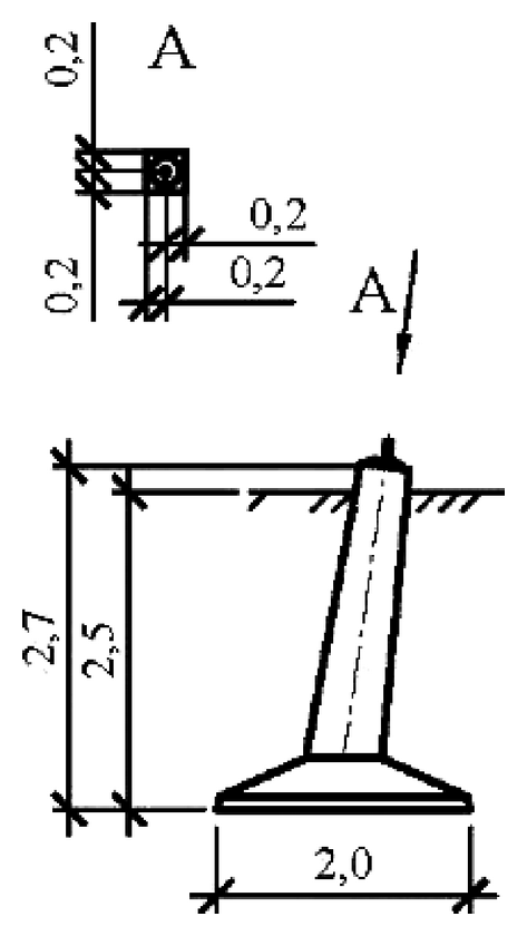 Фундамент Ф4н-1/7, чертеж 7.ФК.01-КЖ