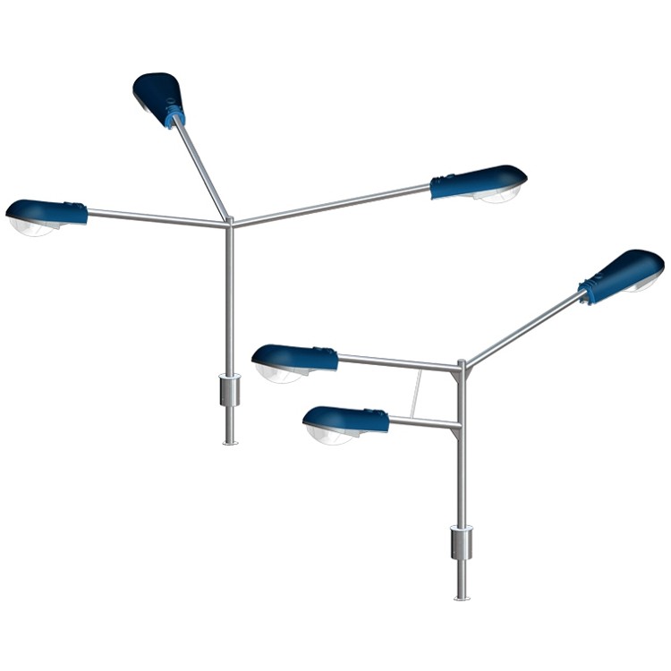 Кронштейн угловой трехрожковый 2К3(15°)-2,5-2,5-О2-β-Тр.48 горячее оцинкование