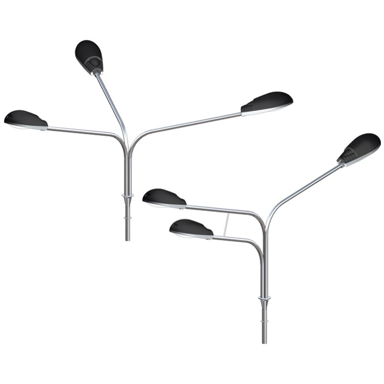 Кронштейн радиусный трехрожковый 1К3(15°)-2,5-2,0-Ф5-β-Тр.48 горячее оцинкование