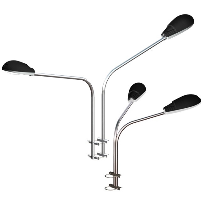 Кронштейн радиусный двухрожковый 1К2(15°)-2,5-2,0-П-β-Тр.48 горячее оцинкование