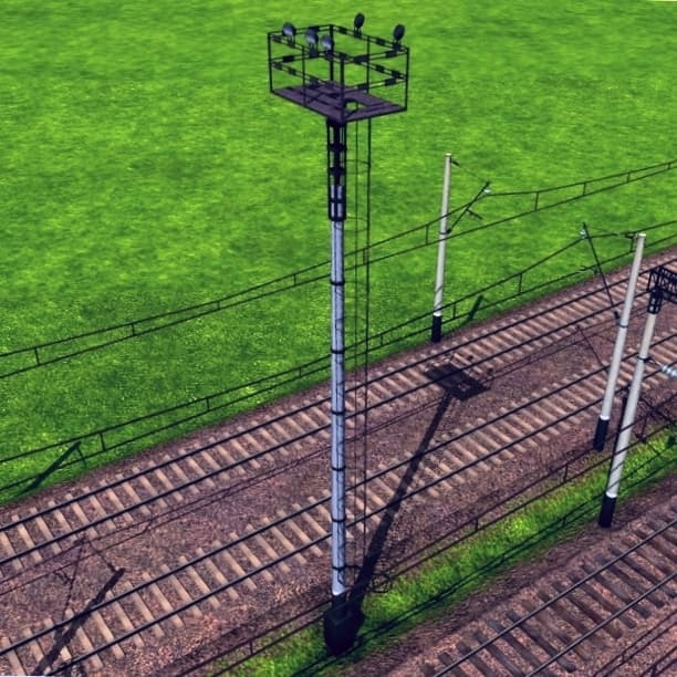 Металлоконструкции мачты освещения МО-15 с фунд. 4,5 м серия 3.501.9-158 сталь С345 холодное оцинкование