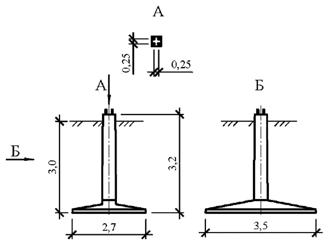 Фундамент ФС1н-4, чертеж 7.ФК.01-КЖ