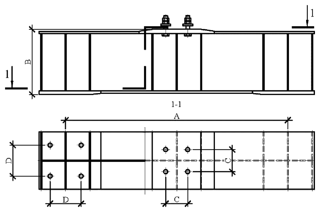 Балка спаренного фундамента Б4н-350 С345 горячее оцинкование