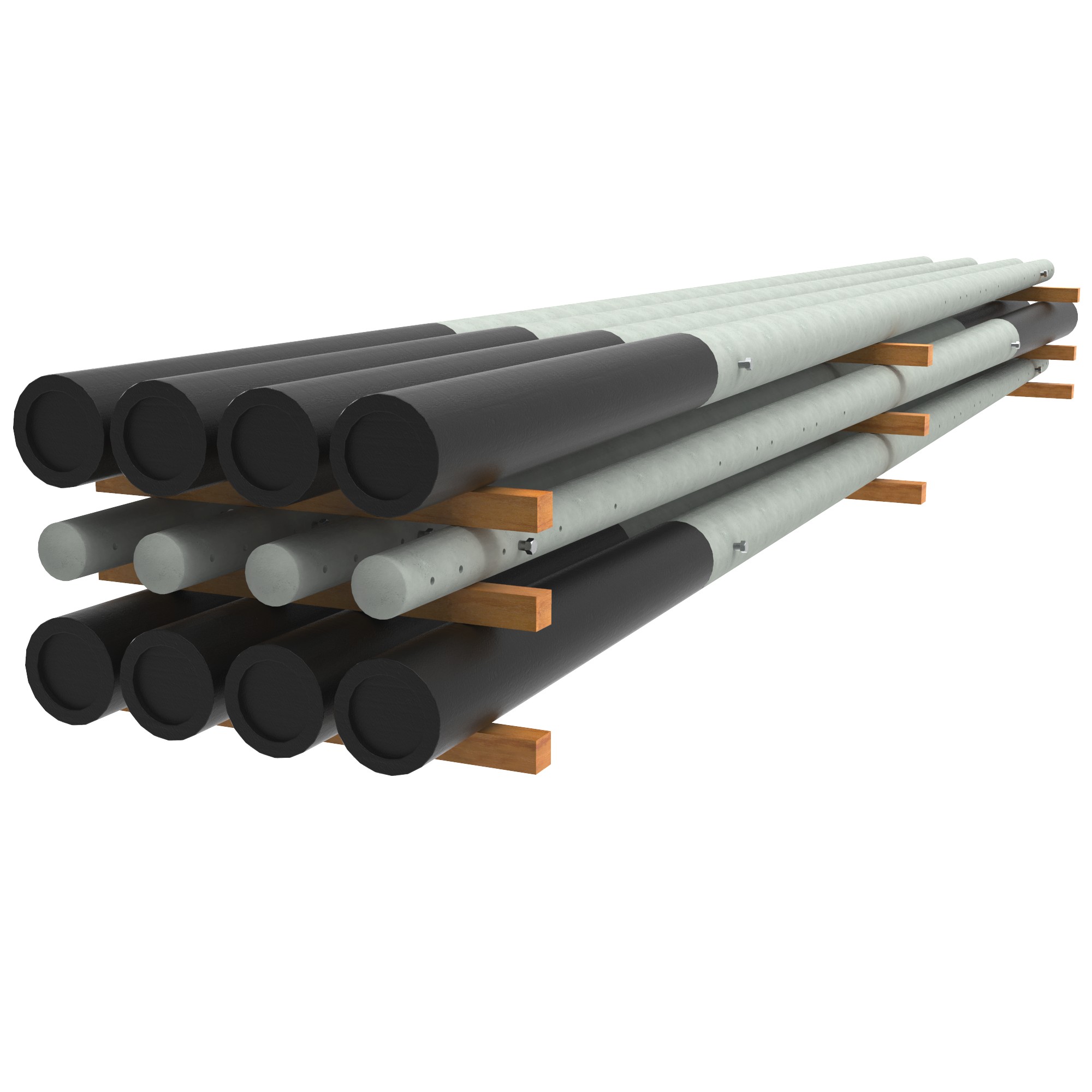 Стойка опоры автоблокировки С 101-18.4, типовой проект №0268