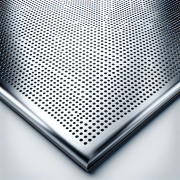 Лист перфорированный нержавеющий 1.5х1500х3000 мм Rv 6,0x8,5 AISI 304