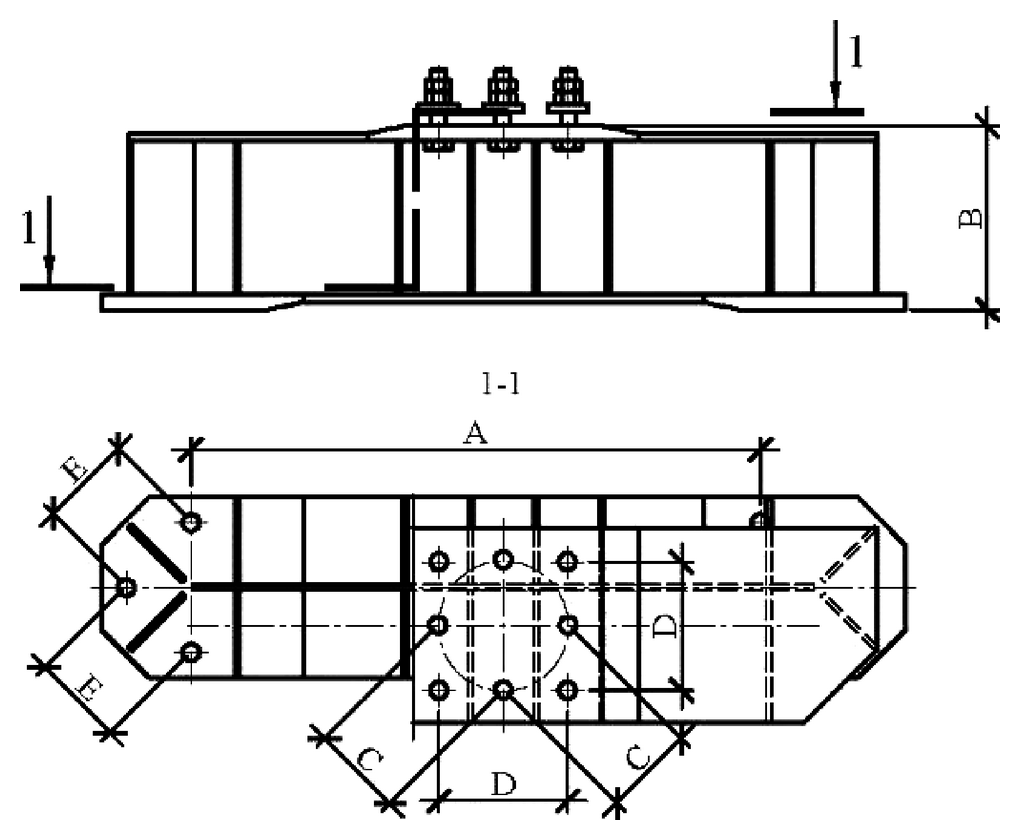 Балка спаренного фундамента Б3н С255 горячее оцинкование