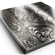 Лист нержавеющий декоративный зеркальный 0.8х1250х2500 мм AISI 430