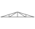 Ферма двускатная 40x40x2мм длина 3м высота 0.5м усиленная